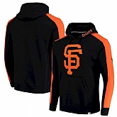 Men's San Francisco Giants Fanatics Branded Iconic Fleece Pullover Hoodie Black & Orange,baseball caps,new era cap wholesale,wholesale hats